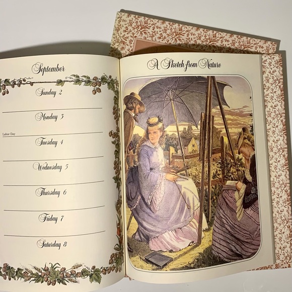 2 Vintage Avon “Victorian Book of Days” Planners - Picture 6 of 10